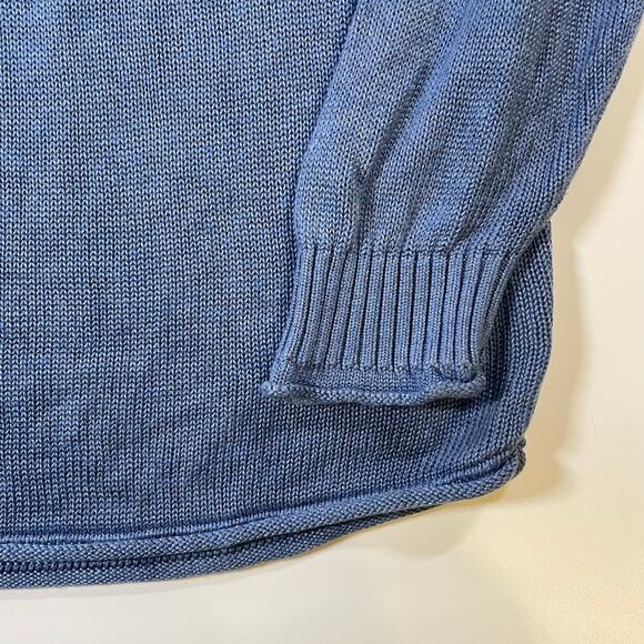 Johnnie-O Men’s Laguna Blue Linen Tencel Knit Sweater Sz XXL nautical coastal - Picture 6 of 10
